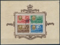 1947 Roosevelt postai blokk (25.000) (ráncos / creases)
