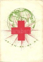'Az emberért' A Magyar Vöröskereszt Délvidéki Kirendeltségének kiadása / Hungarian Red Cross aid propaganda postcard (EB)