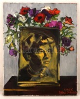 Eva Avi-Yonah (1921-2011): Phortre of my mother. Olaj, vászon,  jelzett, 50×40 cm