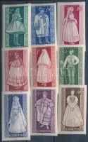 1963 Népviseletek II. vágott sor (8.000)