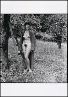 cca 1976 ,,Kertész leszek, fát nevelek', 3 db szolidan erotikus fénykép, korabeli vintage negatívokról készült mai nagyítások, 25x18 cm / 3 erotic photos, 25x18 cm