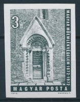 1972 Műemlékvédelem vágott bélyeg