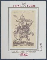 1979 Festmény (XVIII) vágott blokk (7.000)