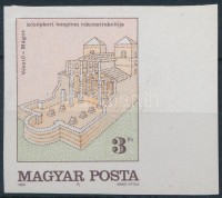1989 Történelmi emlékhelyeink vágott ívszéli bélyeg (1.500)