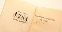 Pataki Katalin: Mezőcsáti népi fazekasművészete. Szerk.: Kovács Mihály. Illusztrálta Feledi Gyula Kossuth-díjas grafikusművész. Miskolc, 1978, Miniatűrkönyv-gyűjtők Klubja. Kiadói műbőr kötés, színes fotókkal illusztrálva.