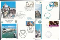 1983 II. János Pál pápa Közép-Amerikai útja 10 klf alkalmi boríték és FDC