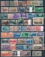 Oroszország, Szovjetunió 1908-1957 99 db klf bélyeg, benne sorok, darabok, önálló értékek berakólapon