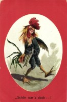 'Schön war's dock...!' cock