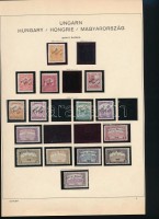 Bánát-Bácska 1919 15 db bélyeg (*23.550)