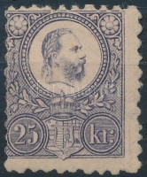 1871 Réznyomat 25kr javított gumival