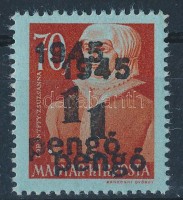 1945 Kisegítő 1P/70f kettős felülnyomással