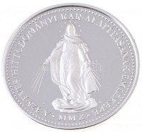 2010. 'Pázmány Péter Katolikus Egyetem / A 375 éves Hittudományi Kar alapításának emlékére' Ag emlékérem sérült dísztokban (13,84g/32mm) T:PP ujjlenyomat