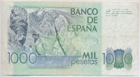 Spanyolország 1979 (1982). 1000P T:III
Spain 1979(1982). 1000 Pesetas C:F
Krause 158