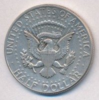 Amerikai Egyesült Államok 1964D 1/2$ Ag 'Kennedy' tanúsítvánnyal  T:1-,2
USA 1964D 1/2 Dollar Ag 'Kennedy' with certificate C:AU,XF
Krause KM#202