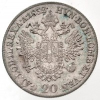 Ausztria 1832A 20kr Ag 'I. Ferenc' (6,59g) T:2
Austria 1832A 20 Kreuzer Ag 'Franz I' (6,59g) C:XF