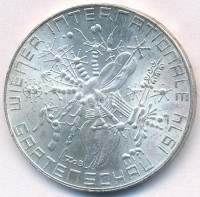 Ausztria 1974. 50Sch Ag 'Bécsi Nemzetközi Kertészeti Kiállítás' T:2 
Austria 1974. 50 Schilling Ag 'Vienna International Flower show' C:XF