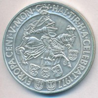 Ausztria 1977. 100Sch Ag 'Halli verde - Tirol' T:1- 
Austria 1977. 100 Schilling Ag 'Hall Mint - Tirol' C:AU