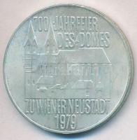 Ausztria 1979. 100Sch Ag '700 éves a Wiener Neustadt-i dóm' T:1-
Austria 1979. 100 Schilling Ag '700th Anniversary - Cathedral of Wiener Neustadt' C:AU