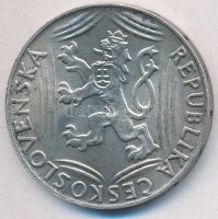 Csehszlovákia 1948. 100K Ag 'Függetlenség' T:2
Czechoslovakia 1948. 100 Korun Ag 'Independence' C:XF
Krause KM#27