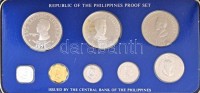 Fülöp-szigetek 1975. 1s-50P (8xklf) Ag, Ni, Cu-Ni, Al és sárgaréz érmék, forgalmi sorozat dísztokban T:PP
Philippines 1975. 1 Sentimo - 50 Piso (8xdiff) Ag, Ni, Cu-Ni, Al and Brass coins, coin set in original case C:PP
Krause KM#205,