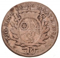 Német Államok / Mainz 1773D-F 10kr Ag 'Emeric Josef' (3,57g) T:2-,3
German States / Mainz 1773D-F 10 Kreuzer Ag 'Emeric Josef' (3,57g) C:VF,F
Krause KM#383