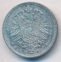Német Birodalom 1875J 20pf Ag T:2
German Empire 1875J 20 Pfennig Ag C:XF
