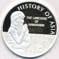 Niue 2003. 5$ Ag 'Ázsia történelme - Hammurápi törvénykönyve' (19,88g/0.999) T:PP kis fo.
Niue 2003. 5 Dollars Ag 'History of Asia - The Lawcodes of Hamurabbi' (19,88g/0.999)  C:PP small spot