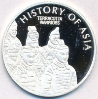 Niue 2003. 5$ Ag 'Ázsia történelme - Terrakotta harcosok' (19,43g/0.999) T:PP ujjlenyomat, felületi karc
Niue 2003. 5 Dollars Ag 'History of Asia - Terracotta Warriors' (19,43g/0.999)  C:PP fingerprint, slightly scratched