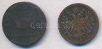 Olasz Államok / Napóleon Királysága 1808V 1c Cu 'I. Napóleon' + Lombardia-Velence 1862A 5/10S Cu T:2-,3
Italian States / Kingdom of Napoleon 1808V 1 Centesimo Cu 'Napoleon I' + Lombardy-Venetia 1862A 5/10 Soldo Cu C:VF,F