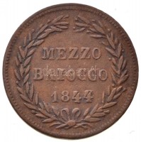 Olasz Államok / Pápai Államok 1844R Mezzo (1/2) Baiocco Cu 'XVI. Gergely' T:2,2-
Italian States / Papal States 1844R Mezzo (1/2) Baiocco Cu 'Gregory XIV' C:XF,VF
