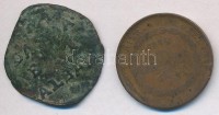 Olasz Államok / Velence / Dalmáciai és Albánia gyarmat 1684-1700. 2S Cu + Szardínia 1826. 5c Cu 'Carlo Felice' T:3
Italian States / Venice / Colony of Dalmatia and Albania 1684-1700. 2 Solidi Cu + Sardinia 1826. 5 Centesimi Cu 'Carlo Felice'