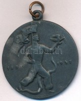 Szomor László (1908-1980) 1947. 'Magyar Athletikai Szövetség verseny díja' fém emlékérem füllel (36mm) T:2,2-