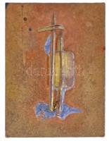 1965. 'Hungarian Trade Exhibtion (Magyar Kereskedelmi Kiállítás)' angol nyelvű zománcozott fém jelvény (17x23mm) T:2
Hungary 1965. 'Hungarian Trade Exhibiton' english language enamelled badge (17x23mm) C:XF