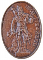 DN '1849 Isaszeg' Br jelvény (26x37mm) T:1-