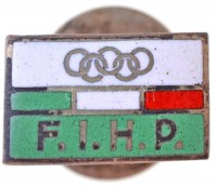 Olaszország DN 'F.I.H.P (Olasz Hoki és Műkorcsolya Szövetség)' zománcozott fém olimpiai gomblyukjelvény, 'A. ALBERTI & C. - MILANO' gyártói jelzéssel (9x15,5mm) T:2-
Italy ND 'F.I.H.P (Federazione Italiana Hockey e Pattinaggio)'