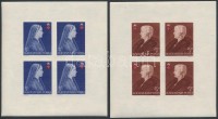 1942 Vöröskereszt II kisívsor (24.000) (papírráncok / paper creases)