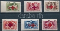 1957 Vöröskereszt vágott sor (25.000)