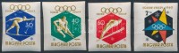 1960 Téli Olimpia (I.) 4 db klf vágott érték