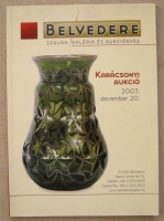 Belvedere 2003. december 20 - Karácsonyi aukciós katalógus 