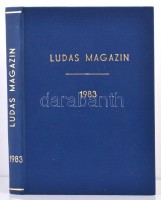 1983 Ludas Magazin teljes évfolyam egybekötve. 12 szám. Korabeli egészvászon-kötésben.