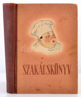 Szakácskönyv. Szerk.: Venesz József. Bp., 1956, Közgazdasági és Jogi Könyvkiadó. Ötödik, bővített kiadás. Kiadói félvászon-kötés, kissé kopottas borítóval, kissé sérült gerinccel.