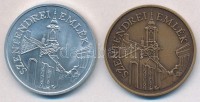 DN 'BÁV / Szentendrei Emlék' (2xklf) Al és Br emlékérem pár (32mm) T:1-