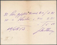1873 Carl Milassin Metall-Waaren-Fabriks, díszes számla