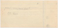 Budapest 1926-1945. 'Magyar Országos Központi Takarékpénztár - Baross téri Fiókpénztár' kitöltetlen csekk T:I-