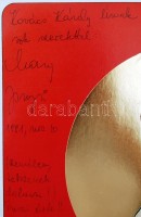 Mary Zsuzsi: Ez itt az utolsó tangó (1991) aláírt bakelit lemeze üdvözlő sorokkal