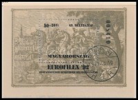 1992 Bélyegnap (65.) - Eurofilex eltérő színű blokk