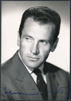 Massimo Girotti (1918-2003) olasz filmszínész aláírt fotója  / Autograph signed photo of Italian actor.