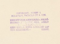 cca 1930 Kerny István (1879-1963): Kövidinka, pecséttel jelzett vintage fotóművészeti alkotás, 24x18cm