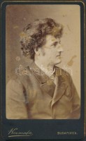 Gaál Ferenc (1860-1906)  zeneszerző aláírt fotója 7x11 cm