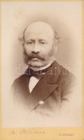 cca 1860 Pollitzer Adolf (1832-1900) hegedűművész, fotó, 10,5×6,5 cm